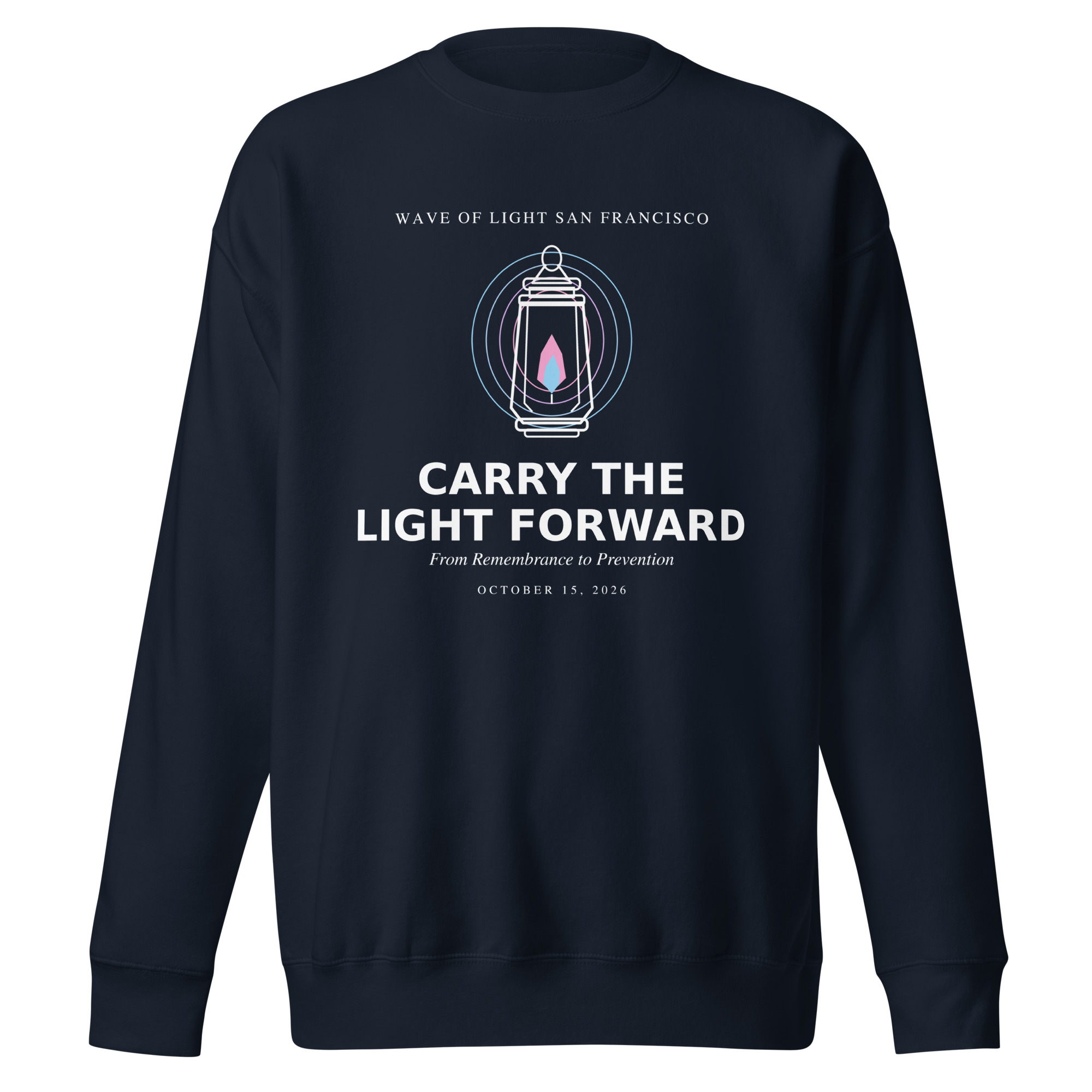 Wave of Light San Francisco 2026 — Carry the Light Forward Sweatshirt - Image 4